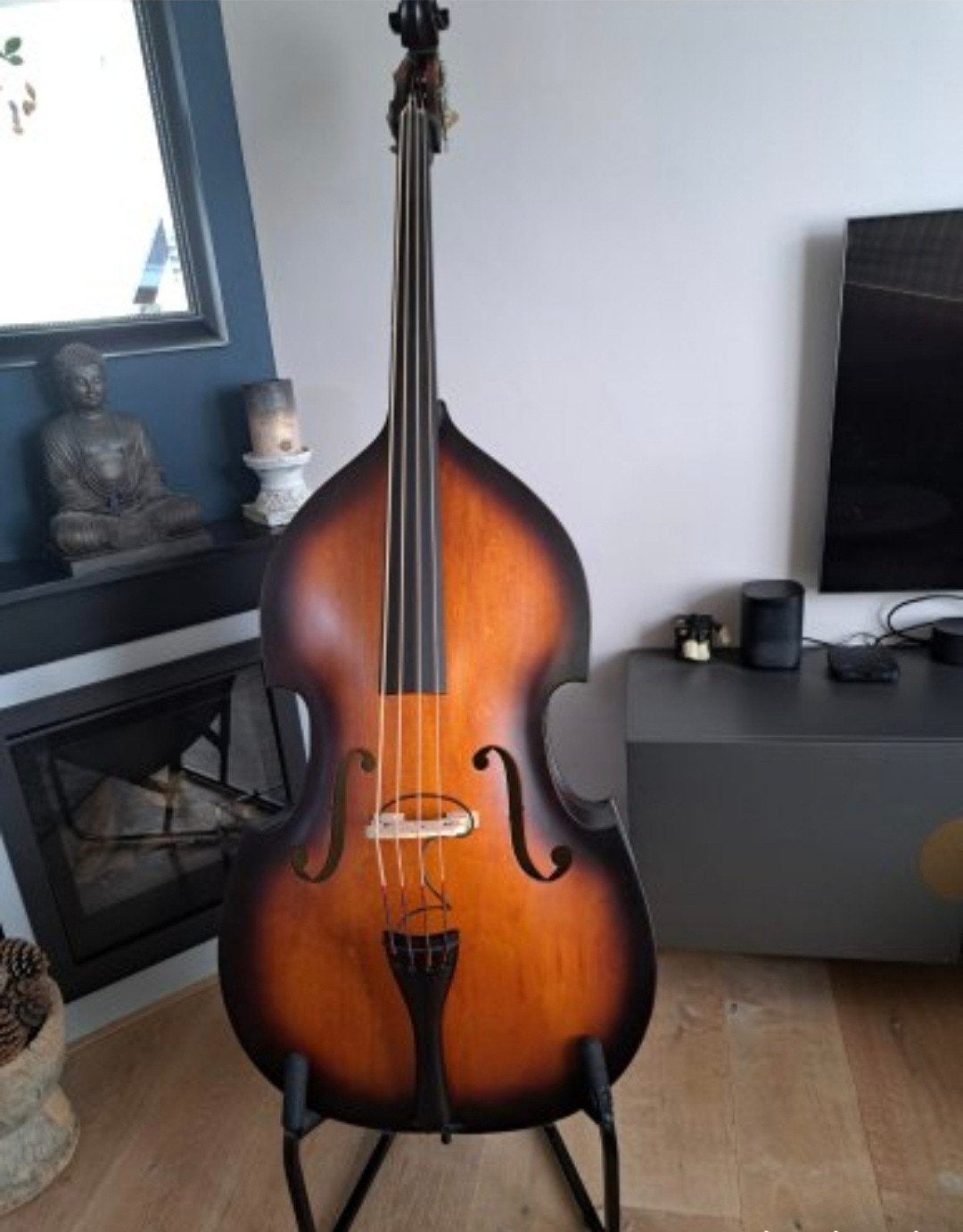Thomann 111TS Rockabilly Vintage Contrabas - Z.G.A.N., Ophalen, Zo goed als nieuw, Overige typen