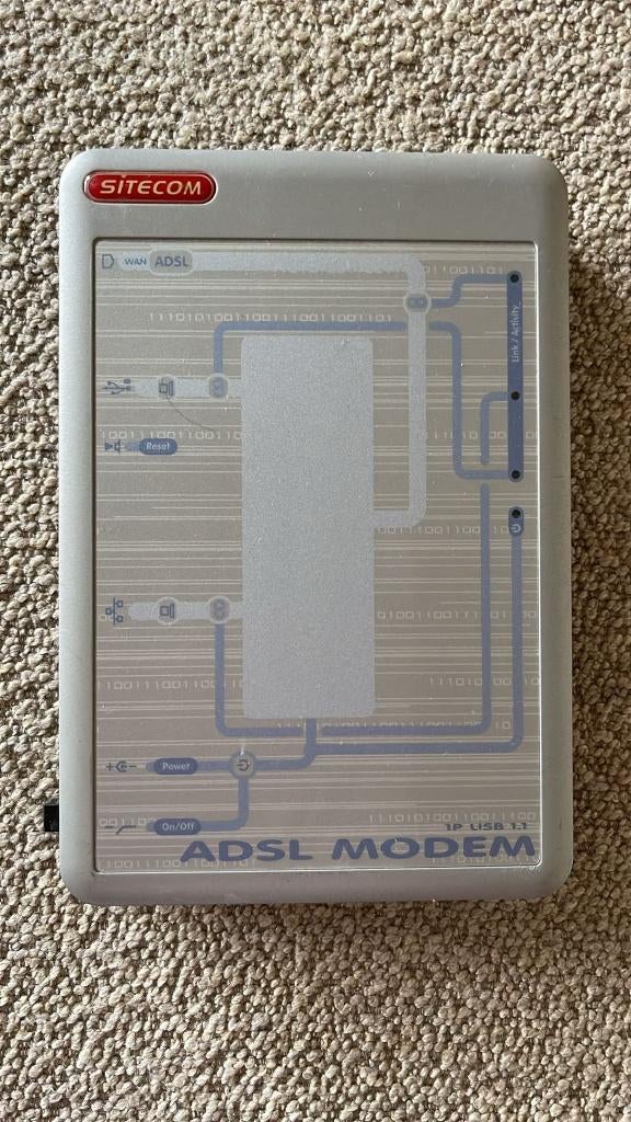 Sitecom modem, Ophalen of Verzenden, Gebruikt, Router met modem, Sitecom