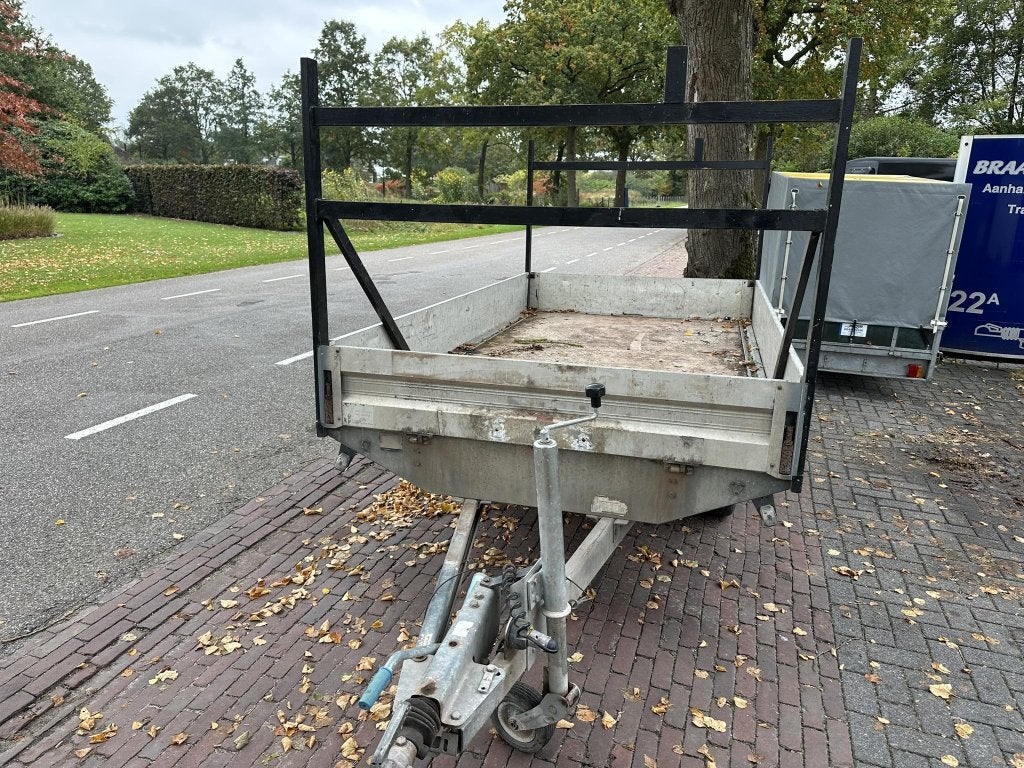 Humbaur tandemasser plateauwagen 2.0T 310x165cm 1.650,- ex, Gebruikt