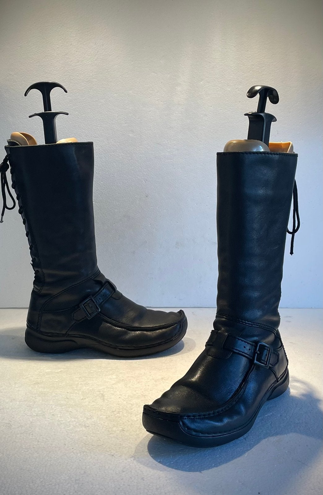 Wolky Rolling Lace  laarzen rits en lange veter achter 39, Hoge laarzen, Zwart, Ophalen of Verzenden, Zo goed als nieuw