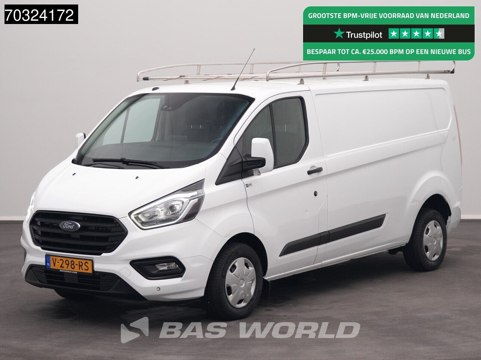 Ford Transit Custom L2H1 Trekhaak LED Xenon Navi Airco Cruis, Stof, Euro 6, 4 cilinders, 2245 kg