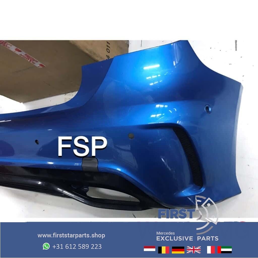 W176 Facelift AMG Achterbumper Mercedes A klasse 2012-2018 Z, Gebruikt, -, Ophalen of Verzenden, Achter