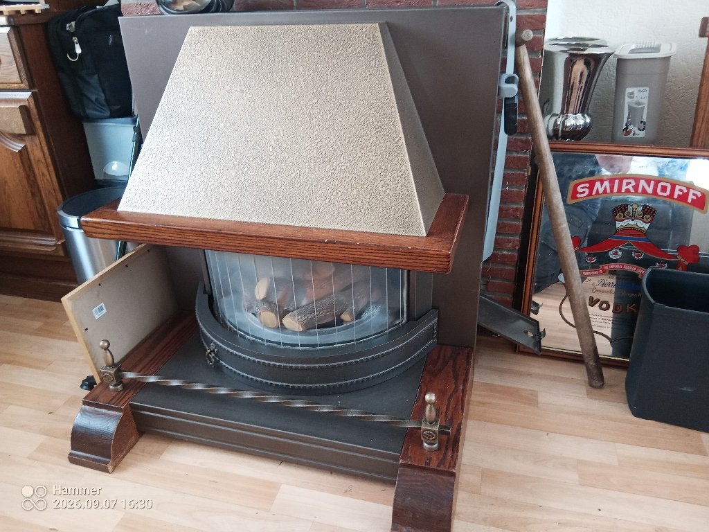 gas kachel gevelkachel, Ophalen, Gebruikt, Kachel, 60 tot 150 cm