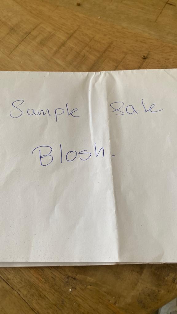 Ticket sample sale, Eén persoon