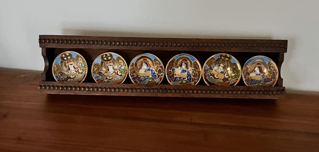 Satsuma basket met 6 schaaltjes, Ophalen of Verzenden