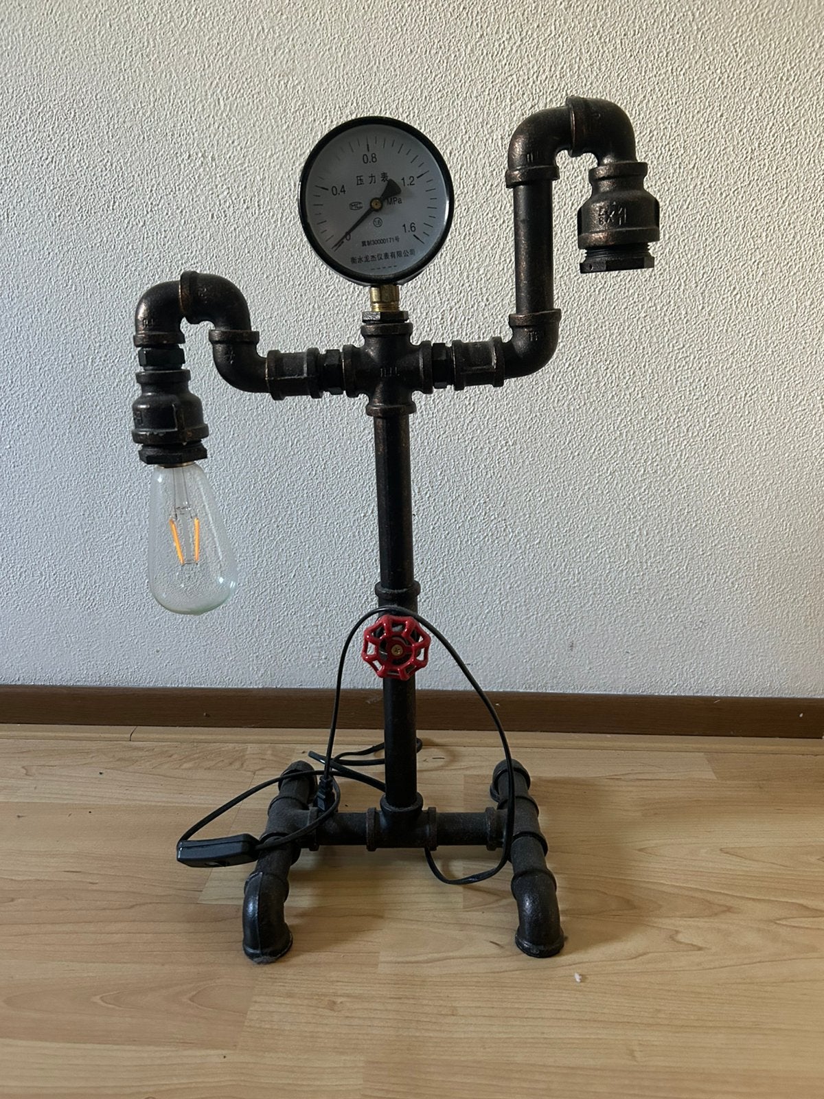 Lamp design (excl. lampen) voor op een tafel, Ophalen, Gebruikt, Metaal, Minder dan 50 cm