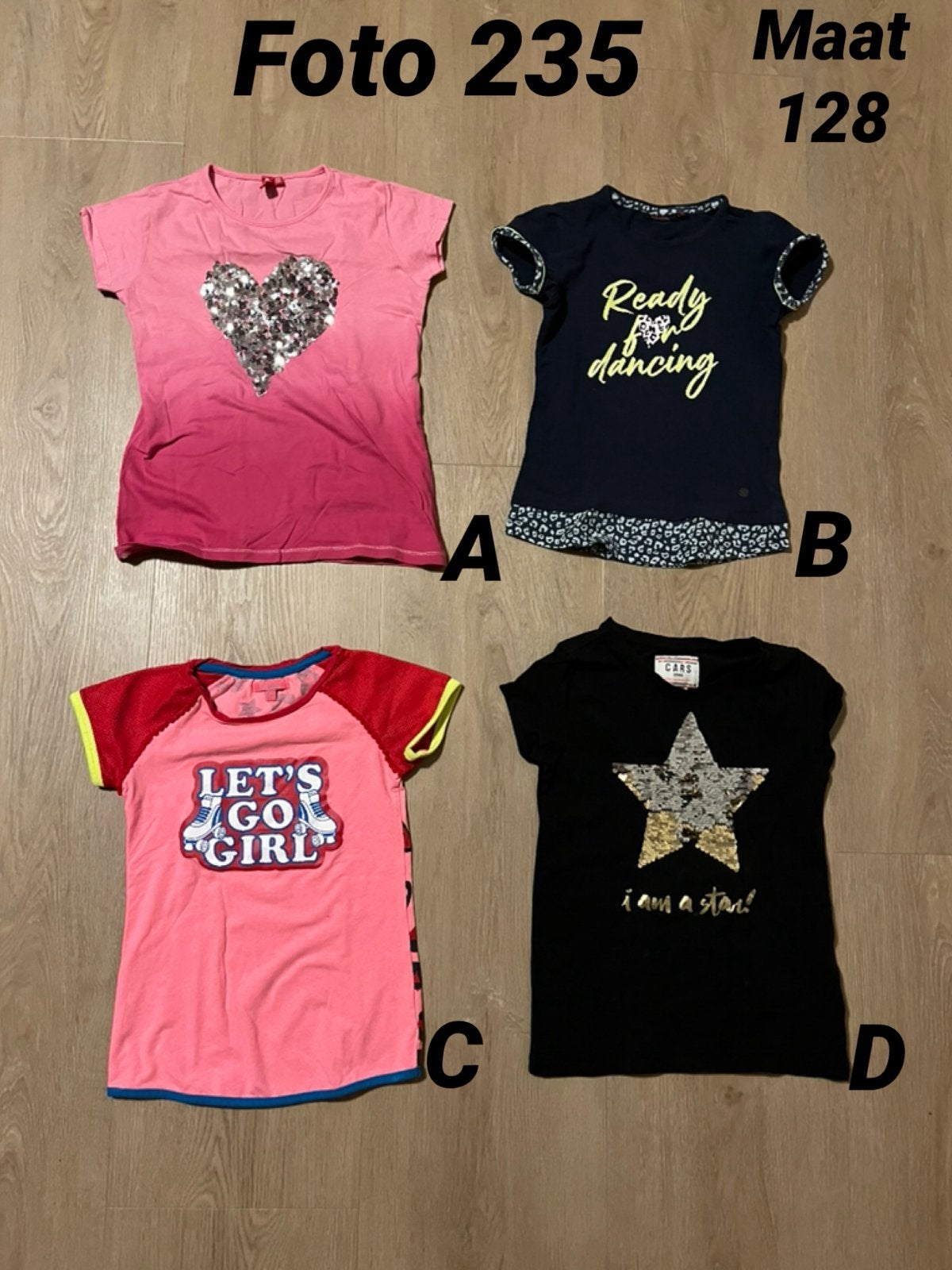 Shirt meisje maat 128 zgan *foto 235*, Kinderen en Baby's, Kinderkleding | Maat 128, Ophalen of Verzenden, Zo goed als nieuw, Meisje