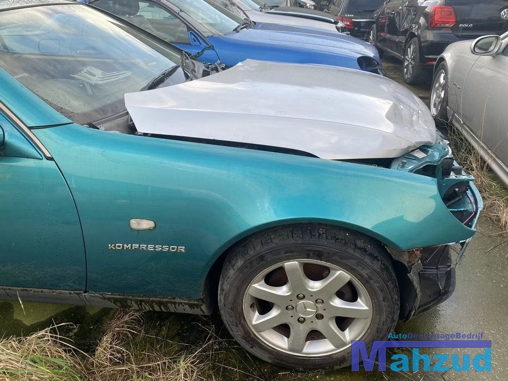 MERCEDES SLK R170 Groen 279 rechts scherm voorscherm 1996-20, Auto-onderdelen, Gebruikt, Mercedes-Benz AG, Mercedes-Benz, Ophalen of Verzenden