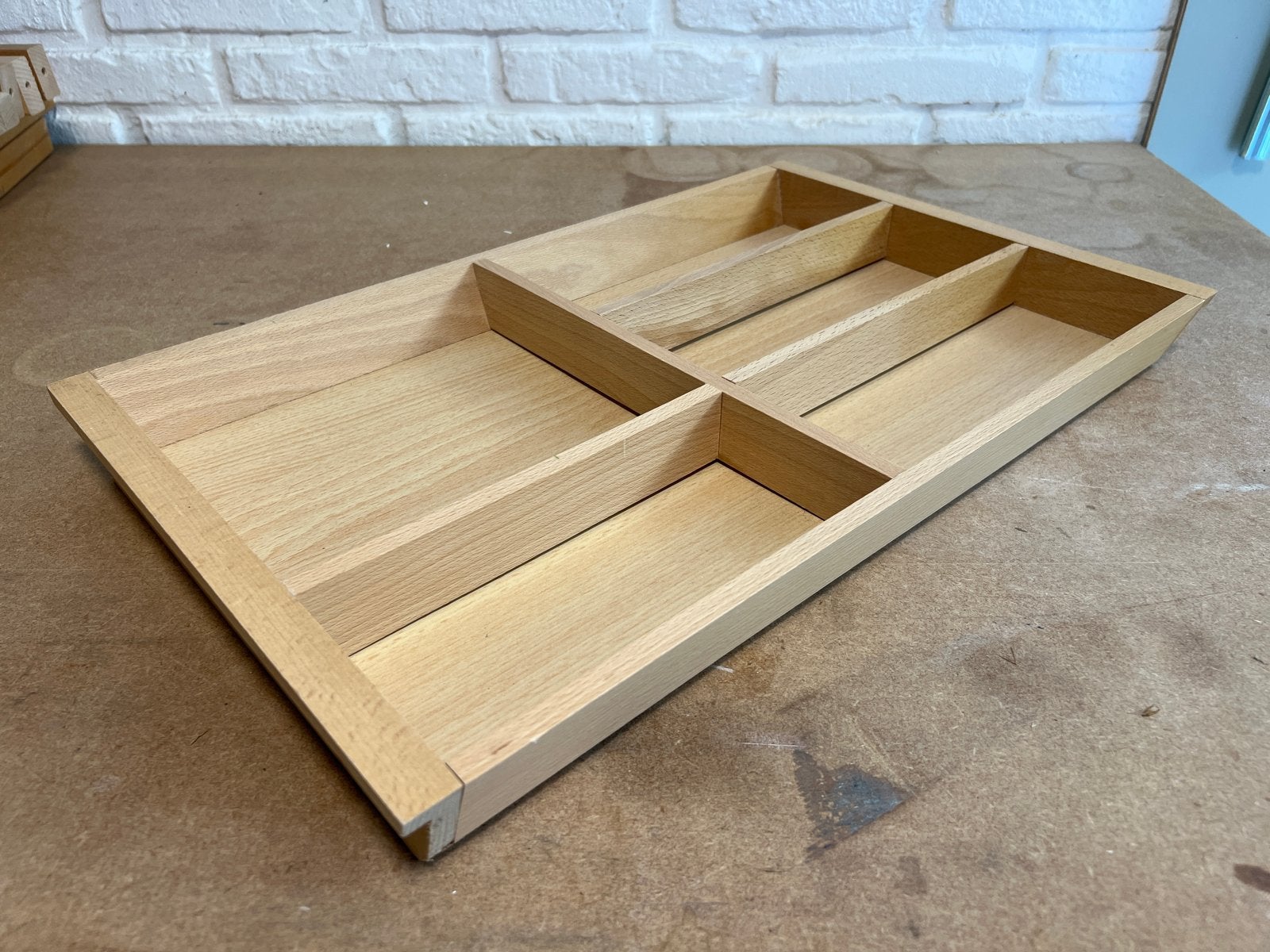 IKEA RATIONELL Bestekbak Hout - Keukenlade Organizer, Beige, Hout, IKEA, Ophalen of Verzenden