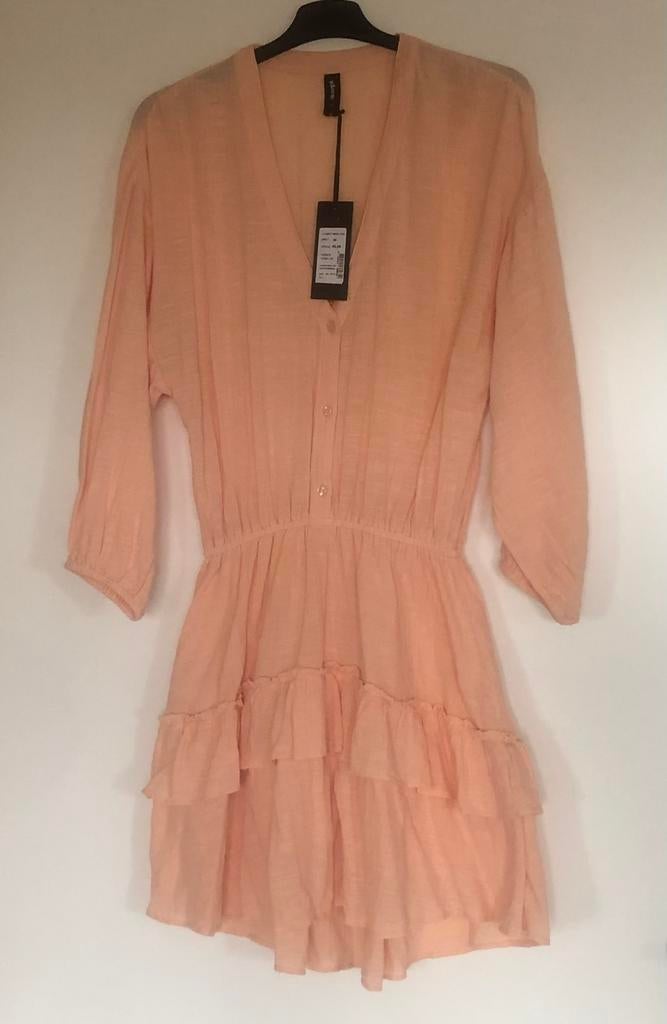 Zomerjurkje peach LA-MAY, Maat 38/40 (M), Overige kleuren, Verzenden, Zo goed als nieuw