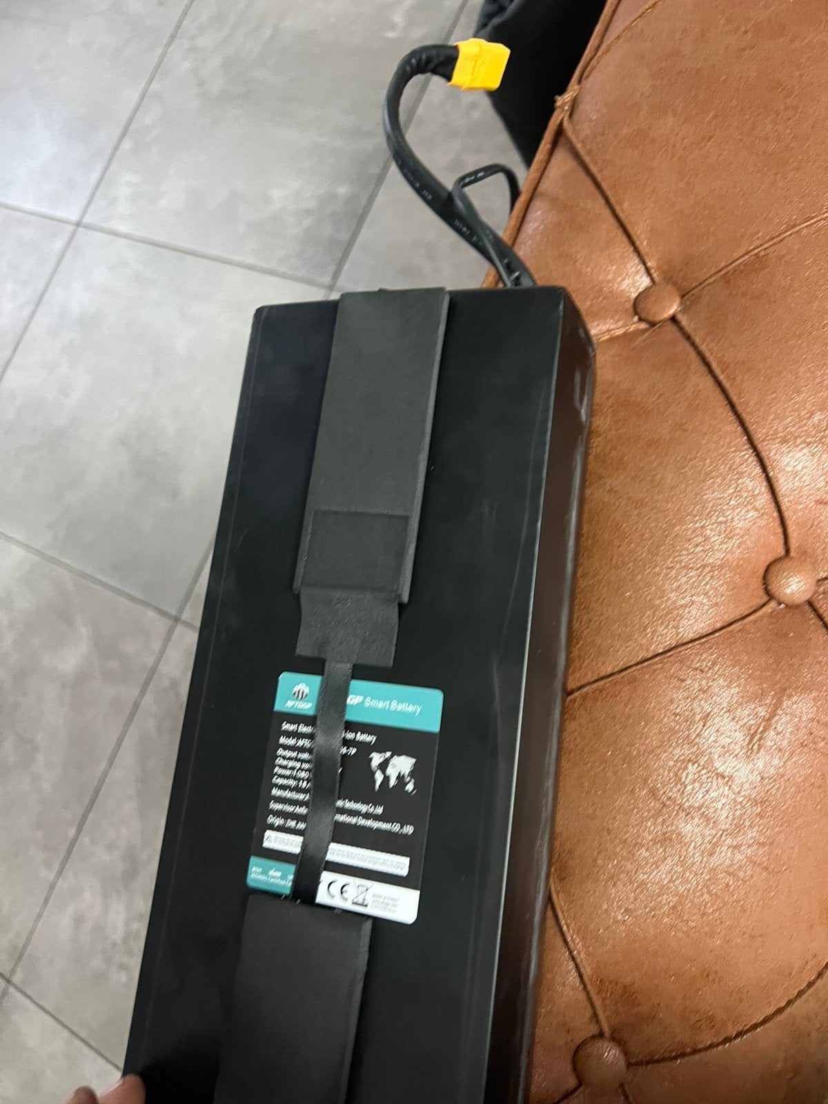 60v 18ah battery, Fietsen en Brommers, Zo goed als nieuw