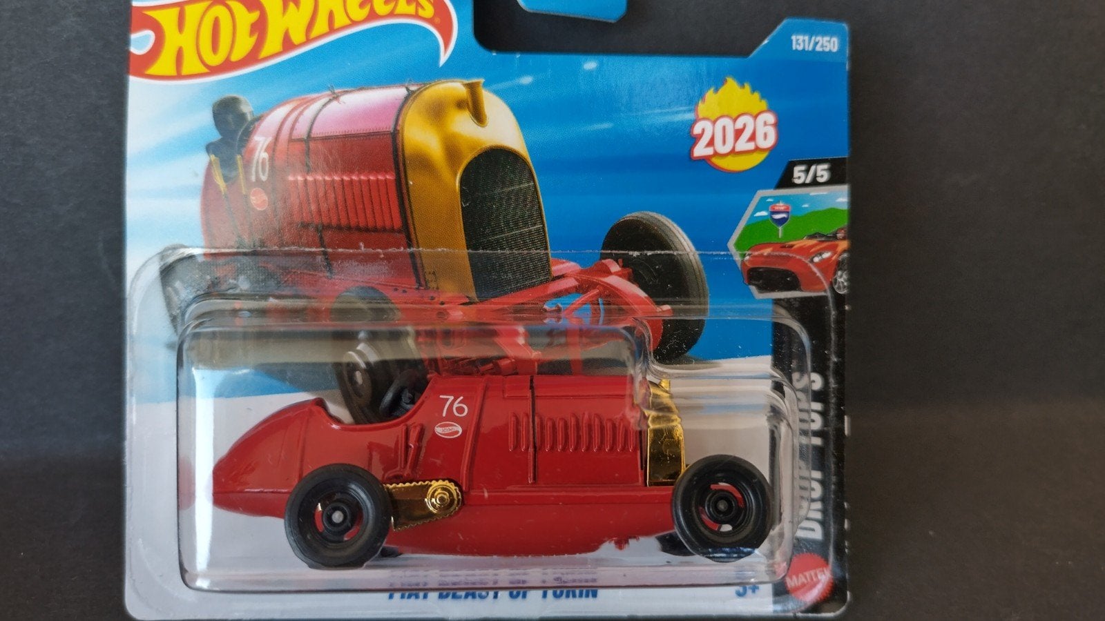 Fiat Beast of Turin 1:64 Hotwheels Pol, Auto, Verzenden, ., Nieuw
