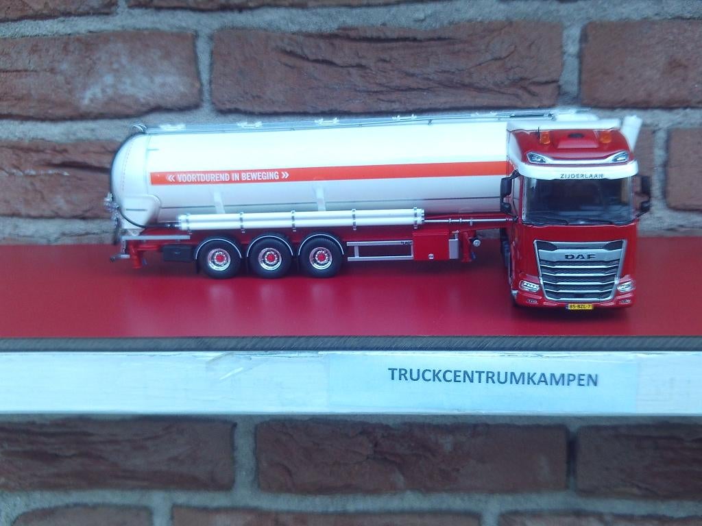 Tekno  Daf  XG+  met  LAG  Bulkoplegger  van  Zijderlaan., Hobby en Vrije tijd, Modelauto's | 1:50, Ophalen of Verzenden, Nieuw