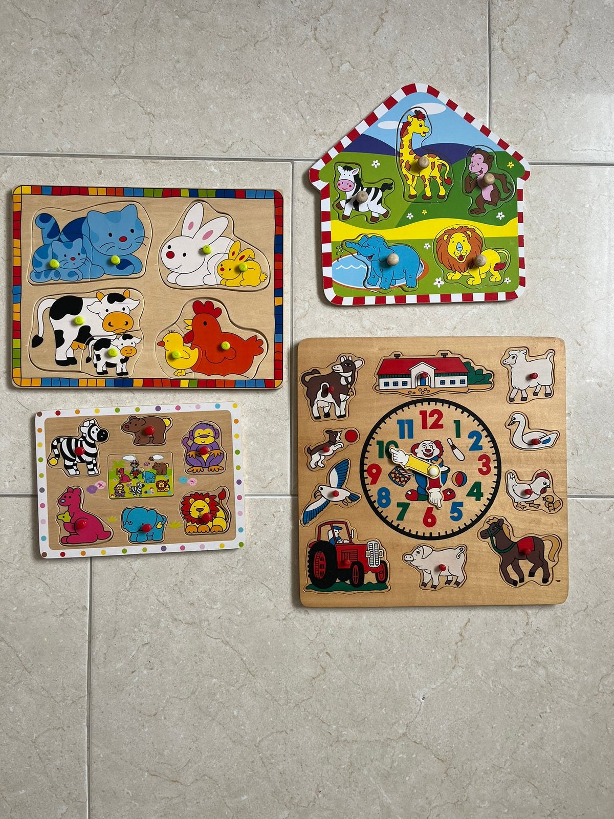 Houten puzzels, Ophalen, Gebruikt