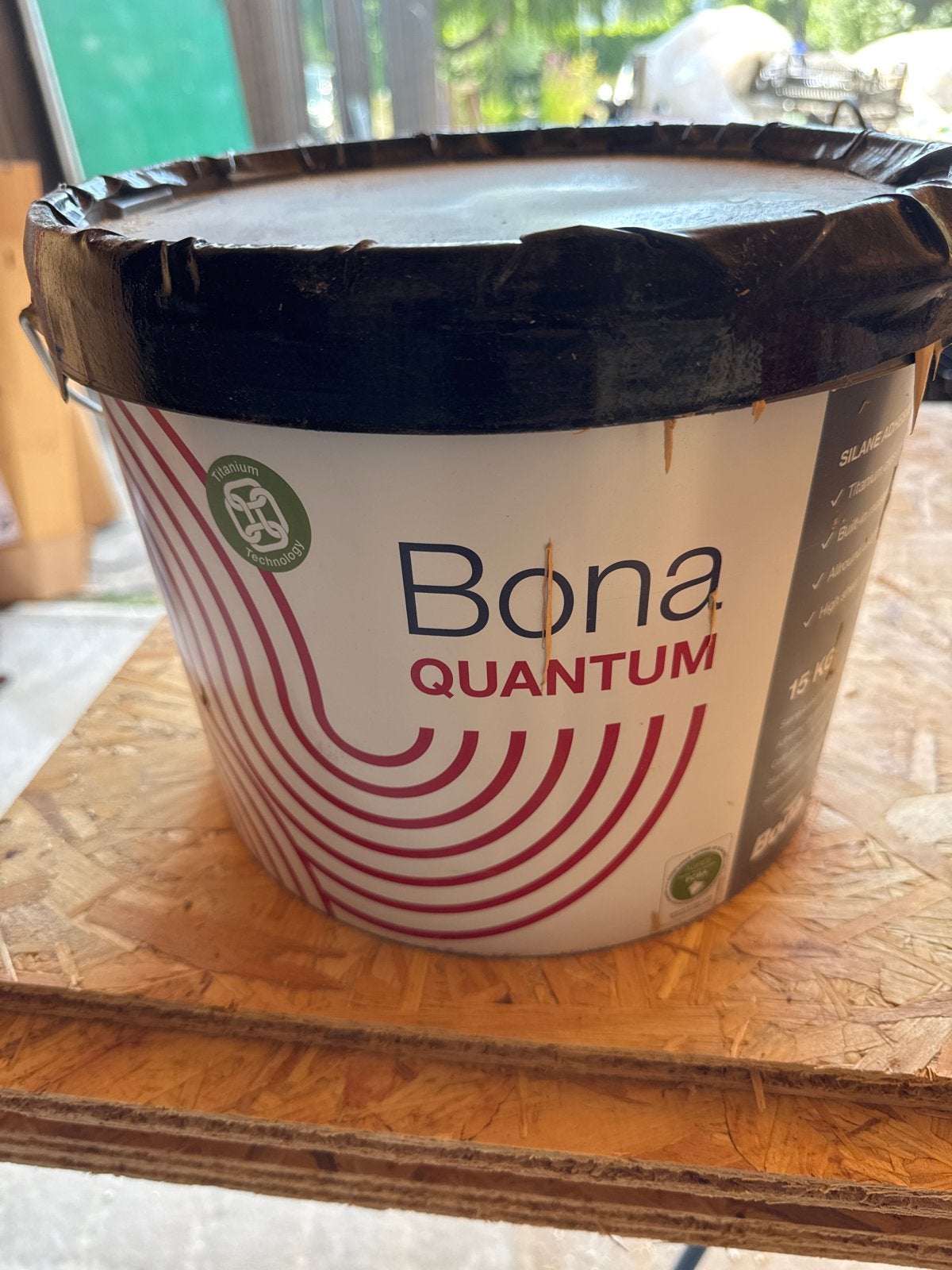 Bona Quantum Silane Lijm voor houten vloeren - 15 KG, Doe-het-zelf en Verbouw, Verf, Beits en Lak, 15 tot 20 liter, Ophalen, Nieuw