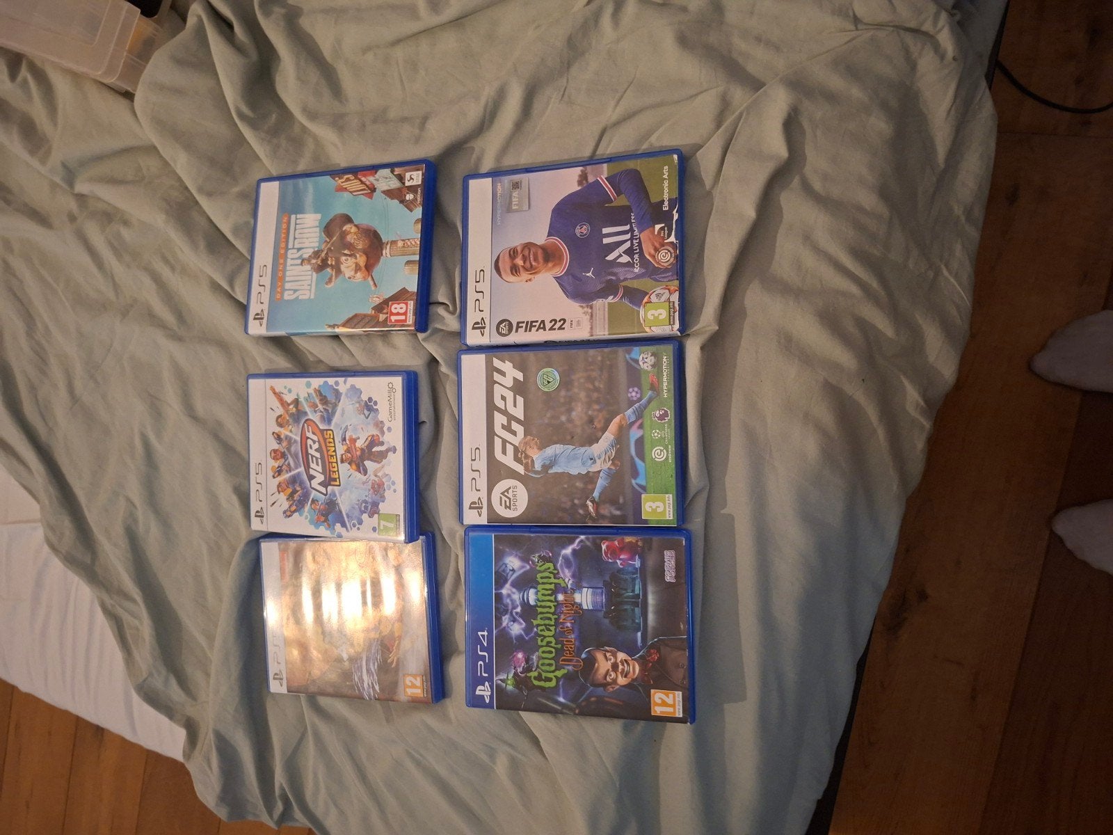 PS4/PS5 games Avatar, FIFA 22, FC24, Saints Row, Nerf, Goose, Ophalen
