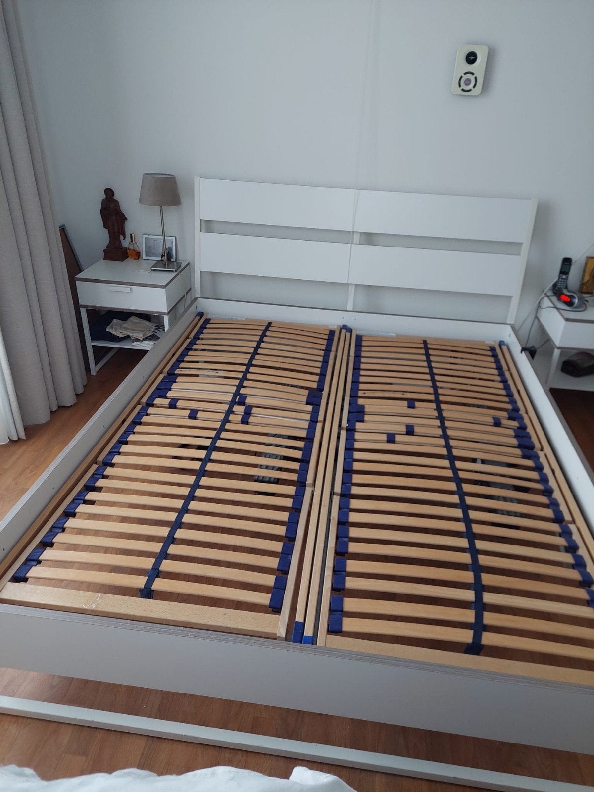 tweepersoonsbed Ikea Trysil  200x80, Ophalen, Verstelbaar, Tweepersoons, Zo goed als nieuw