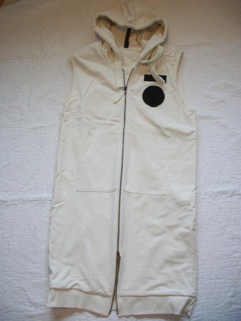 10days Lange Bodywarmer met Capuchon XL Ecru - Nieuw, Overige kleuren, Maat 46/48 (XL) of groter, 10days, Nieuw