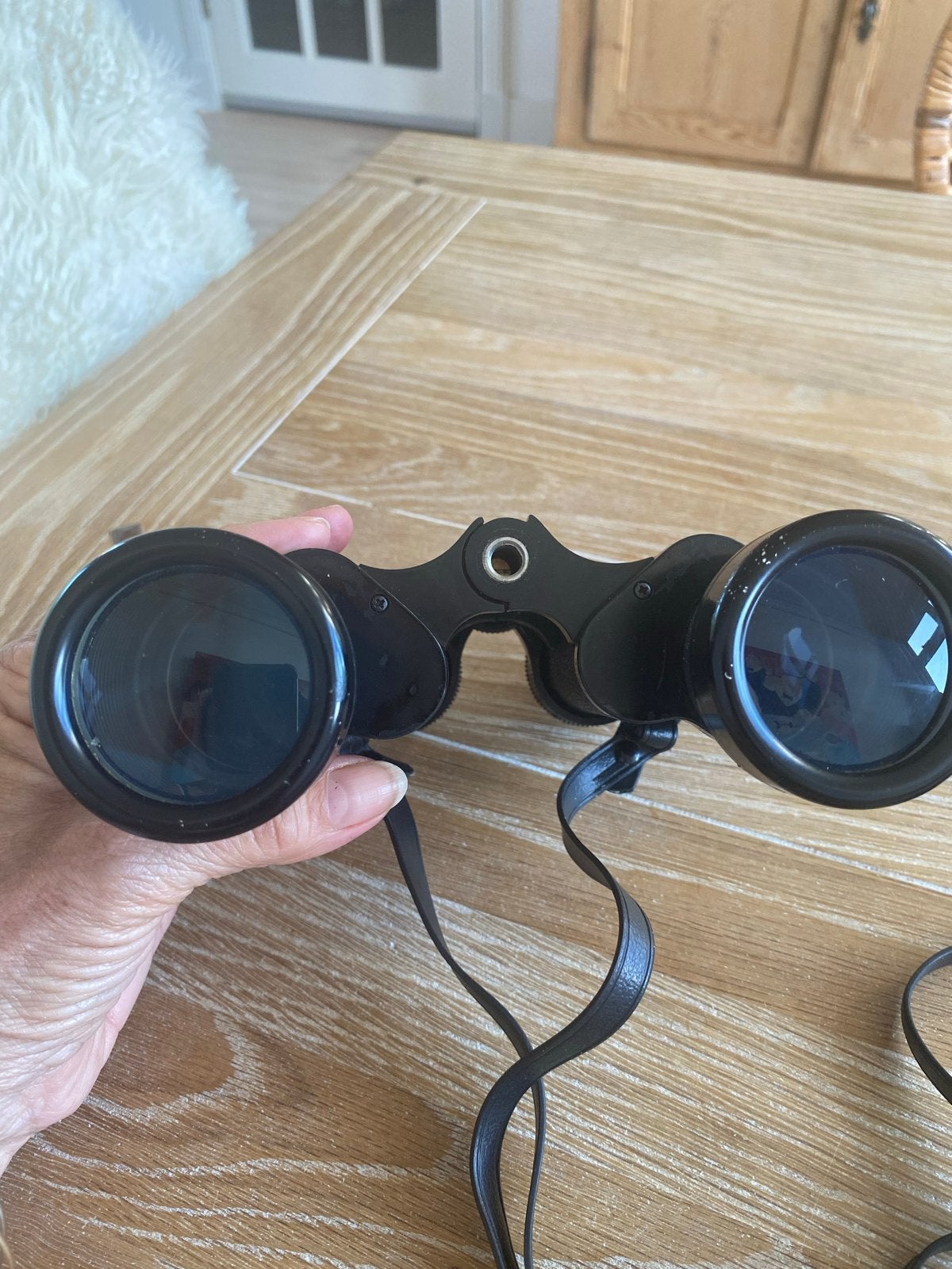 Prinz 8x40 Verrekijker met Coated Optics en Draagriem, Gebruikt, 8 tot 12x, Met hoes of tas, Porro (met knik)