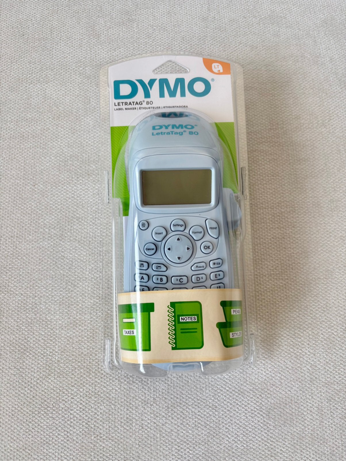 Dymo letratag 80, Computers en Software, Labelprinters, Ophalen of Verzenden, Nieuw, Azerty