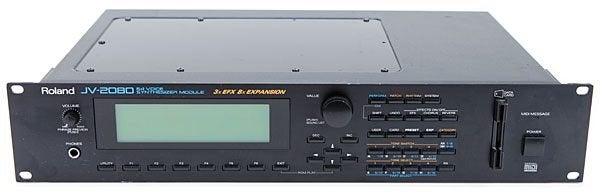 Roland JV-2080 met 1600 presets (MIDI, synthesizer, 19" 2h), Ophalen, Zo goed als nieuw, Roland