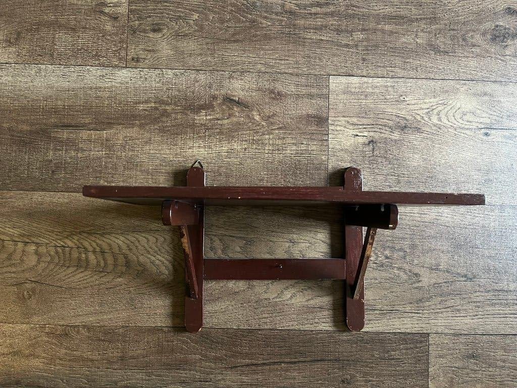 Fijn houten wandrekje., Ophalen of Verzenden, Gebruikt