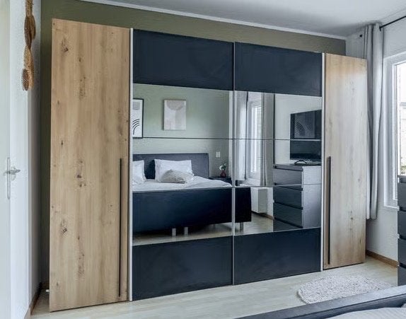 Draaideurkast / kleding kast Jonka B270xH210xD61 cm, Huis en Inrichting, Kasten | Kledingkasten, Ophalen, Met deur(en), 200 cm of meer