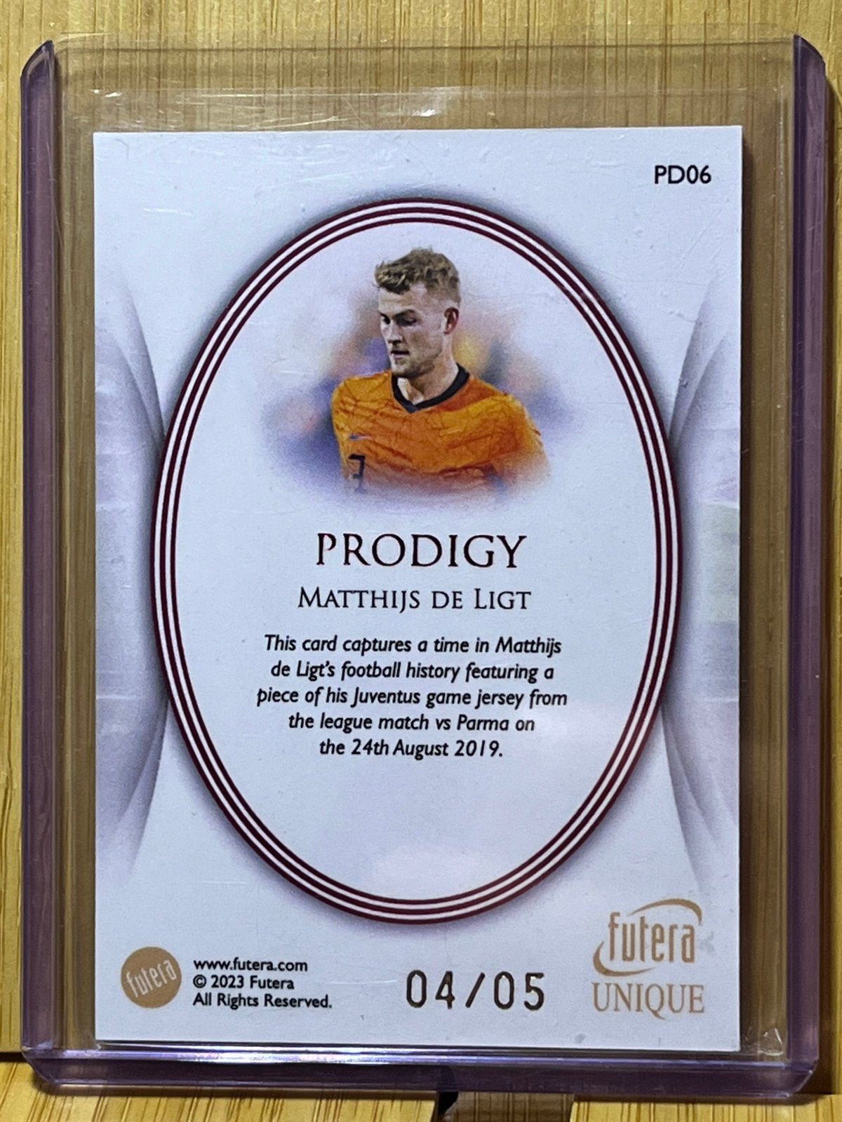 Matthijs de Ligt – Futera Unique Prodigy 04/05, Ophalen of Verzenden, Nieuw, Buitenlandse clubs, Spelerskaart