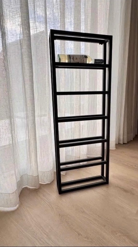 Wijnrek voor aan de muur, Ophalen, 5 tot 15 flessen, Zo goed als nieuw, 75 – 100