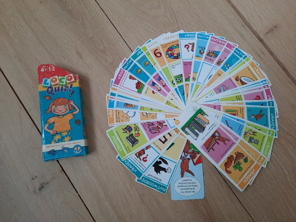 Loco Quiz waaier, reis exemplaar, reisspelletje, Ophalen of Verzenden, Gebruikt, Taal en Lezen