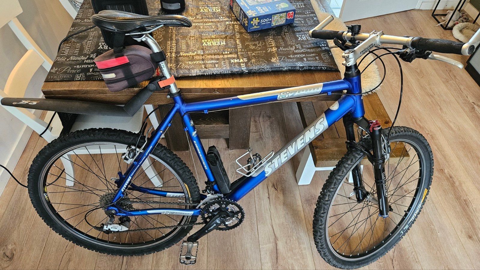 Stevens mountainbike, Ophalen