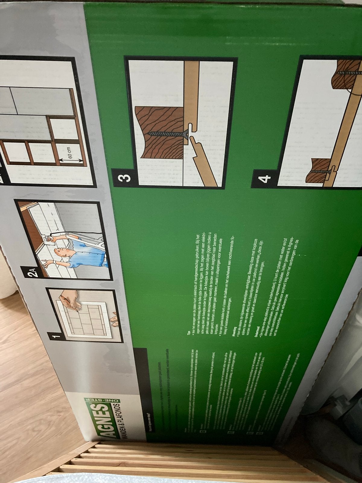 2 pakken Agnes plafondplaten 120x60 cm - Nieuw, Doe-het-zelf en Verbouw, Platen en Panelen, Ophalen, Nieuw, Overige materialen