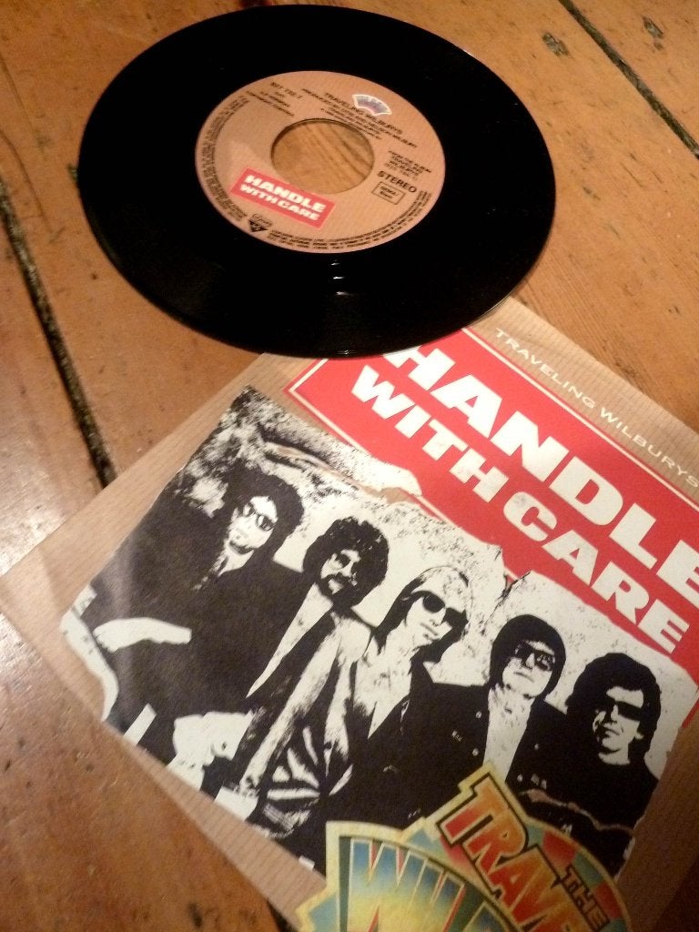 Bob Dylan Traveling Wilburys Handle With Care Margarita, Ophalen of Verzenden, Zo goed als nieuw, Pop