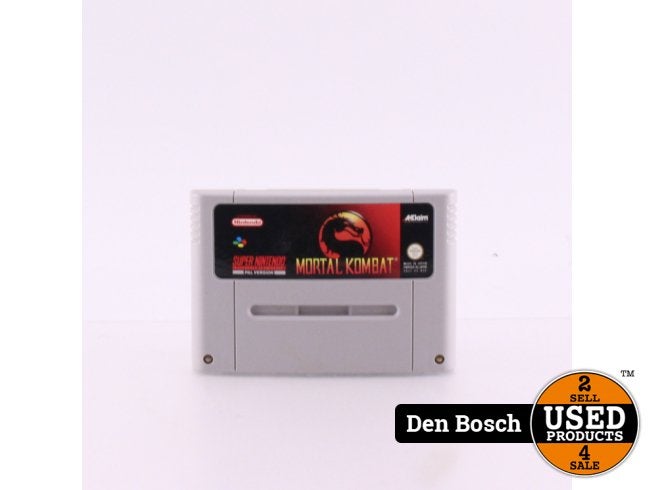 Mortal Kombat - Super Nintendo Game, Nintendo, Zo goed als nieuw, Support@nintendo.com, 11-1 Hokotate-cho, Kamitoba, Minami-ku
Kyoto 601-8501
Japan