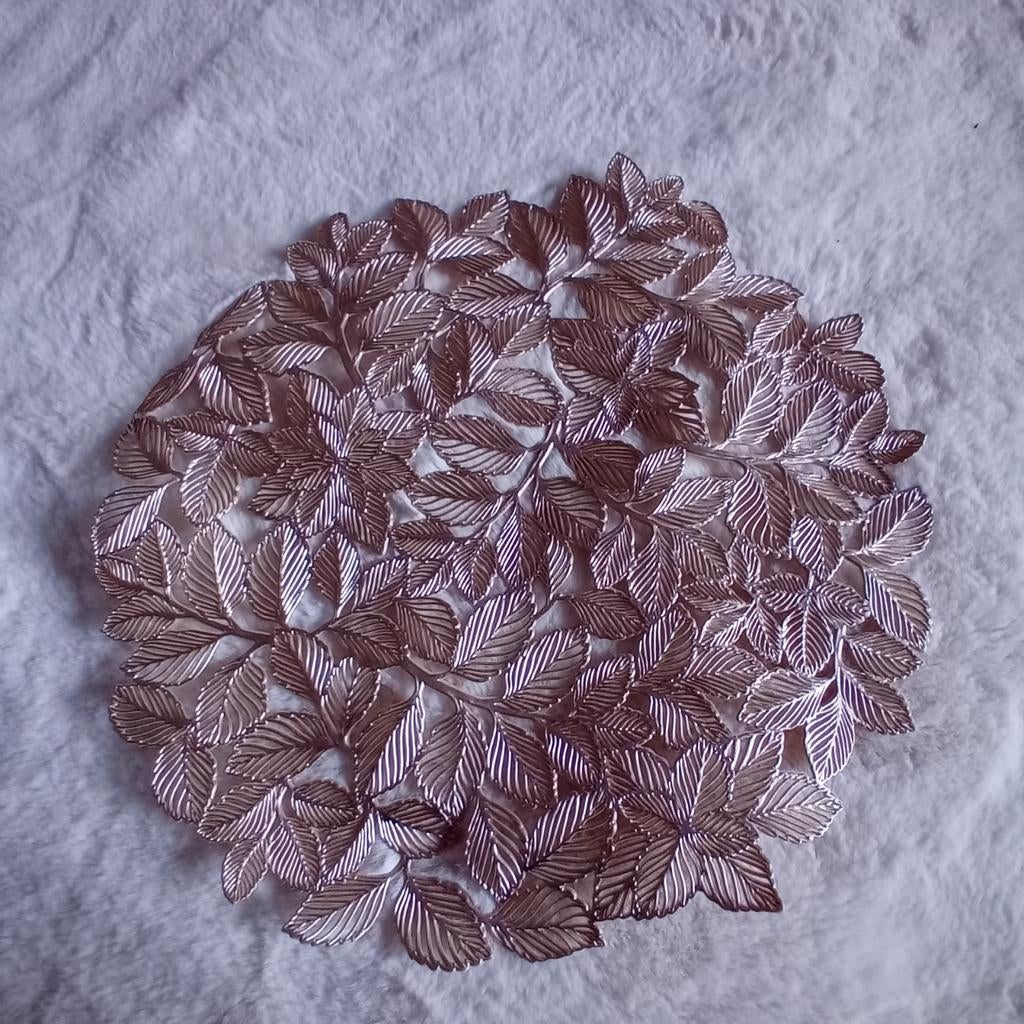 Decoratieve Placemat met Bladmotief, Ophalen of Verzenden