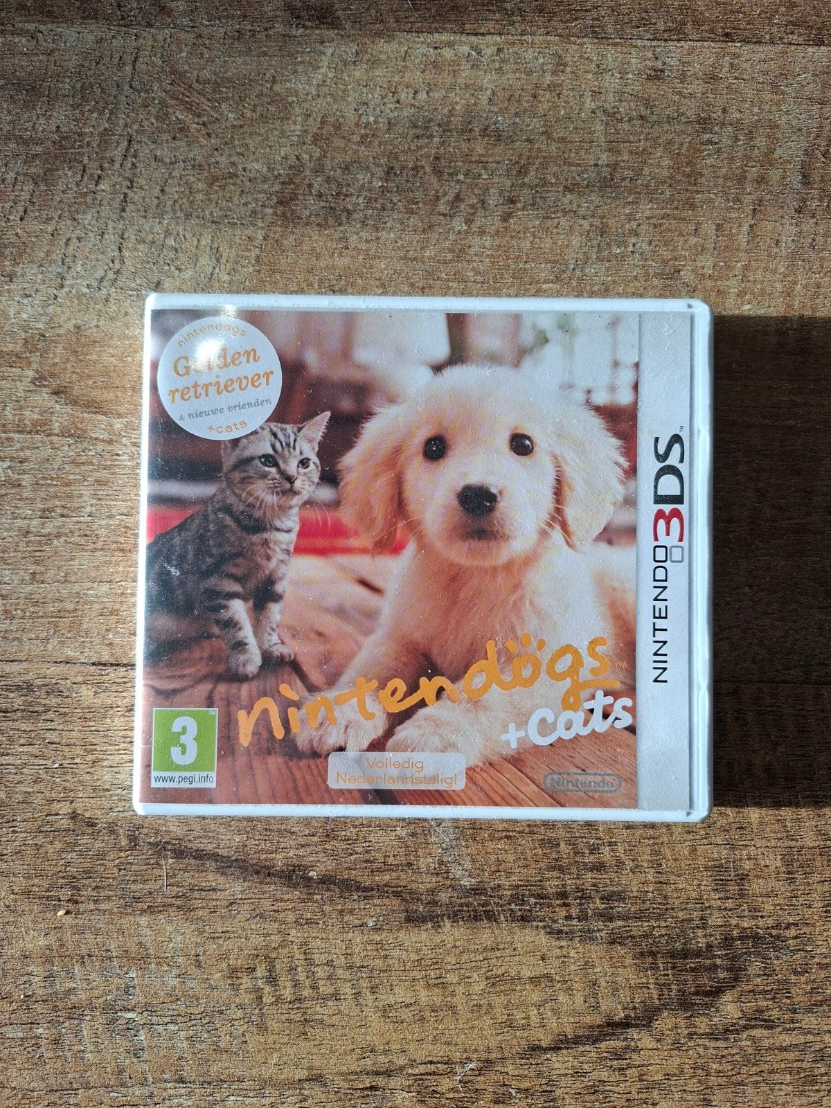 Nintendogs + Cats Golden Retriever & New Friends 3DS, Ophalen, Gebruikt, 1 speler, Vanaf 3 jaar