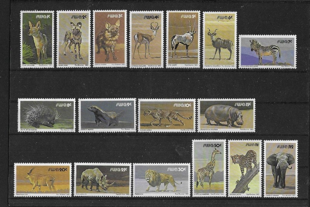 Namibië Michel 476 x-492 x postfris, Ophalen of Verzenden, Overige landen, Postfris