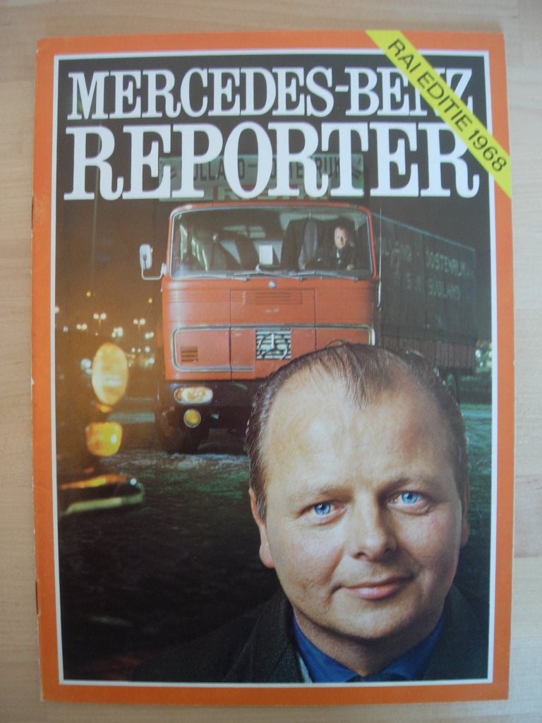 Mercedes Reporter Magazine 1968 – RAI editie 406 t/m 2623, Zo goed als nieuw, Mercedes-Benz, Mercedes, Ophalen of Verzenden
