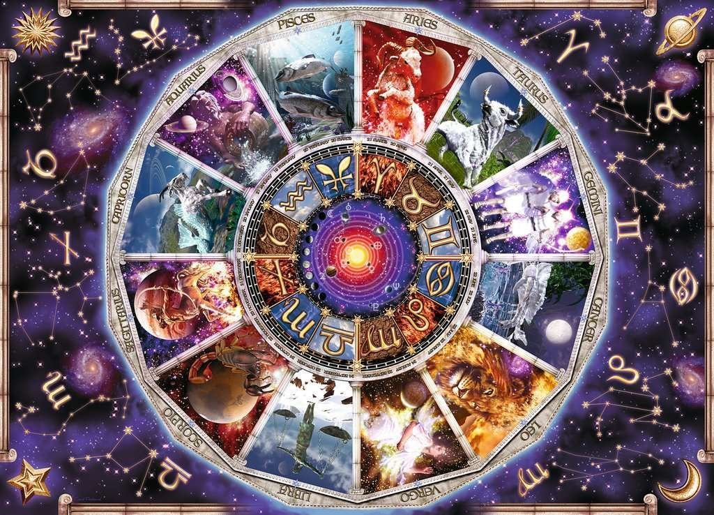 Ravensburger puzzel nieuw 9000 stukken Astrologie € 85,00, Ophalen of Verzenden, 500 t/m 1500 stukjes, Nieuw, Legpuzzel