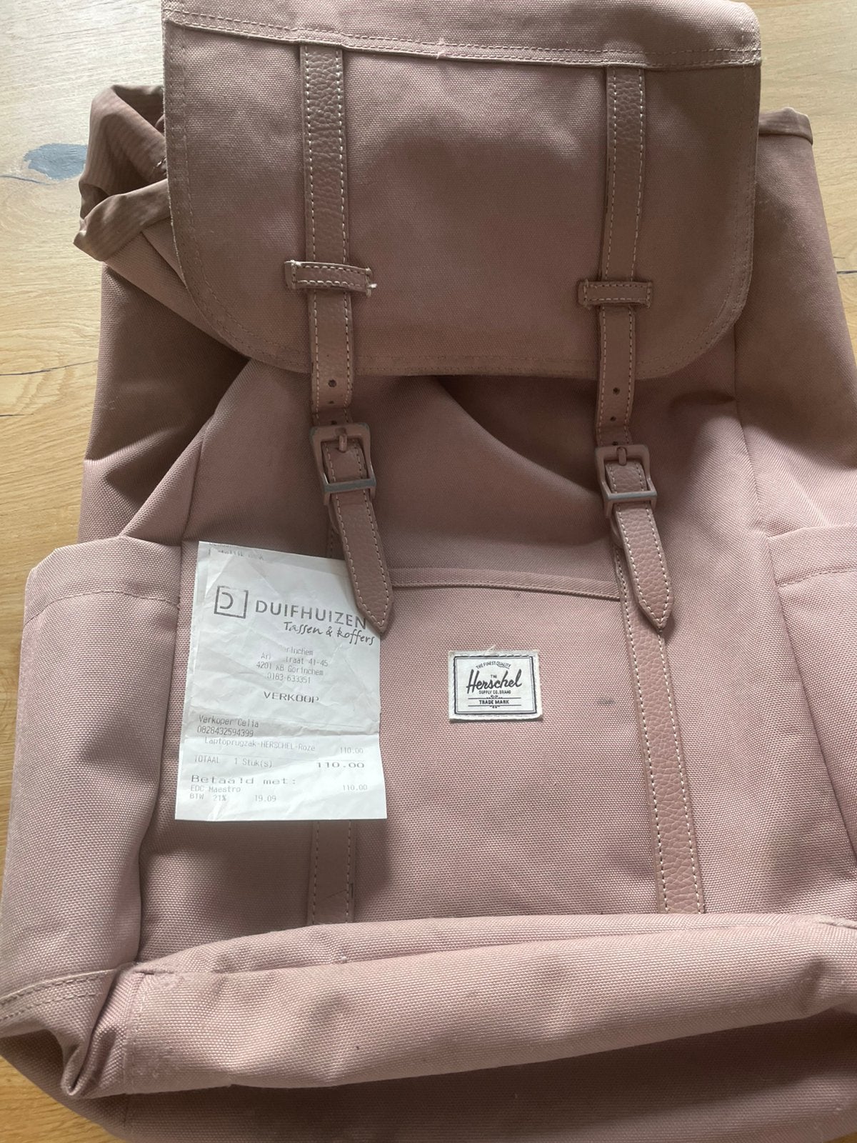 School tas tassenwinkel duifuizen wind waterdicht, Overige merken, Ophalen of Verzenden, Zo goed als nieuw, Waterdicht