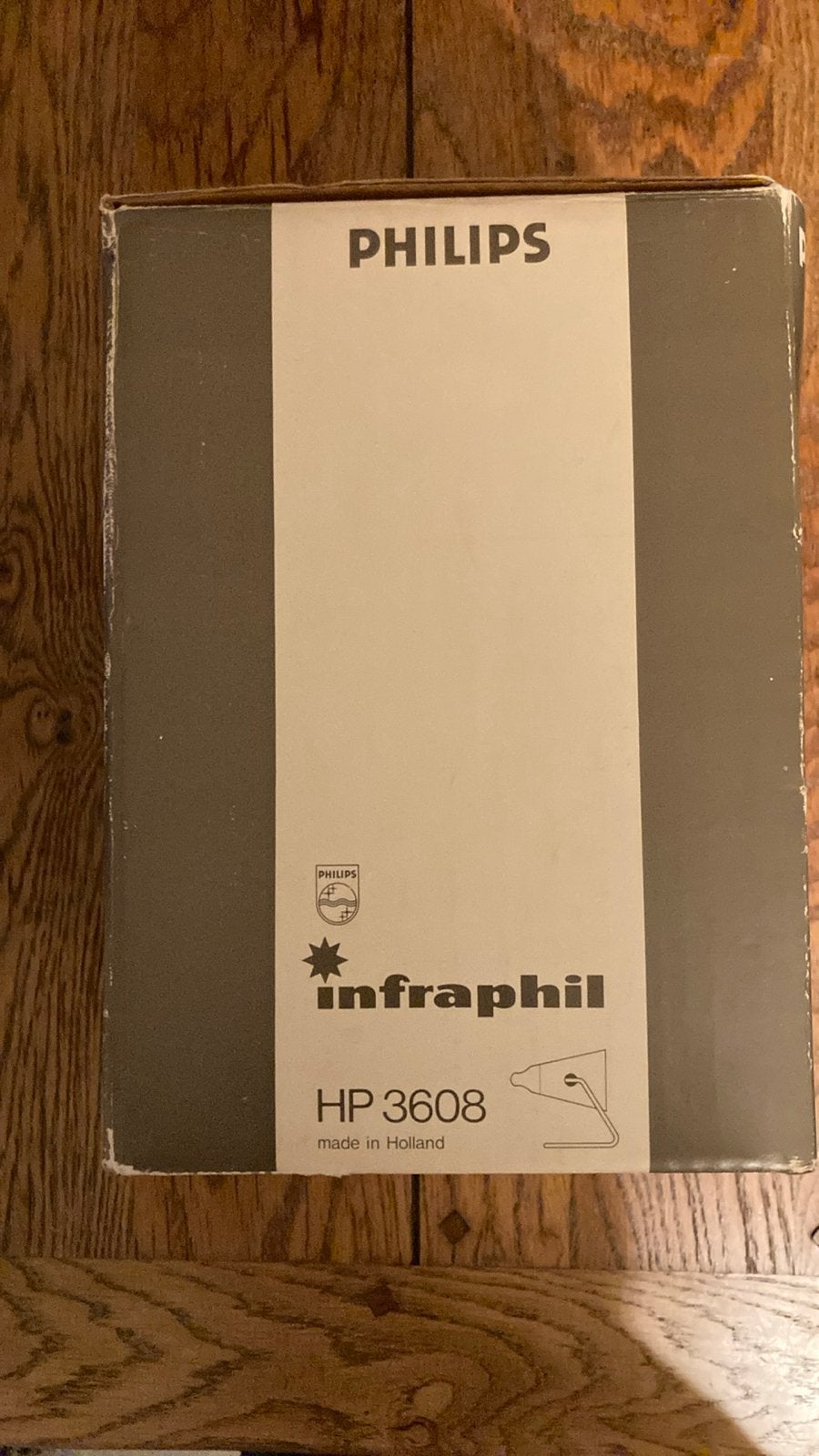 Philips Infraphil HP 3608 Infraroodlamp - Vintage, Ophalen of Verzenden, Gebruikt, Overige typen
