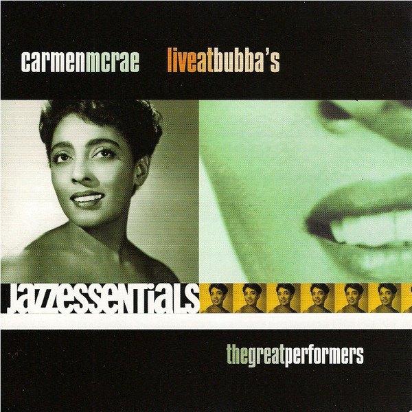 SALE--CD CARMEN MCRAE-Live At Tubba's-The Great, Verzenden, Zo goed als nieuw, Jazz