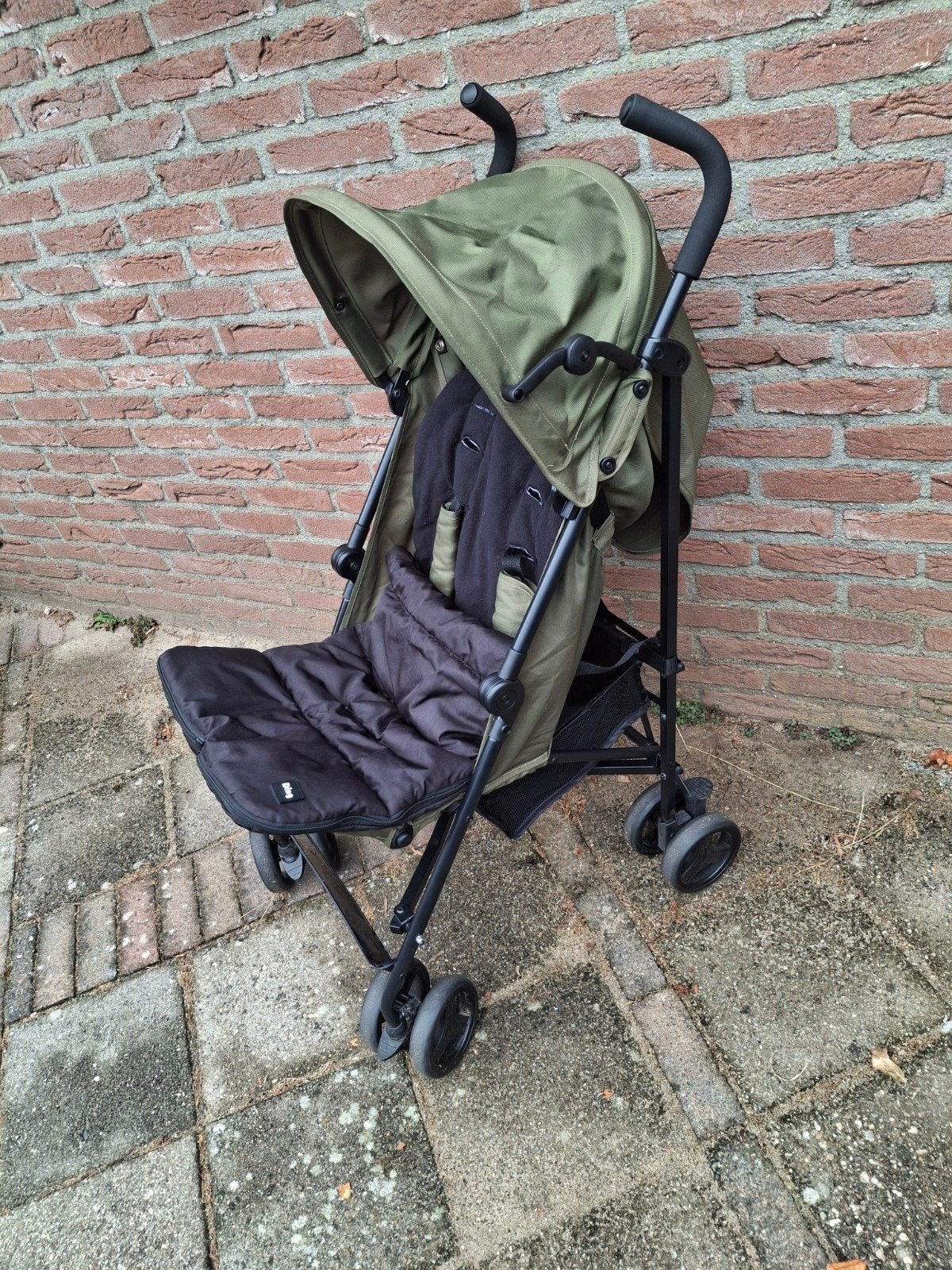 Ding buggy met voetenzak en regenhoes, Ophalen, Zo goed als nieuw, Kinderwagen, Overige merken