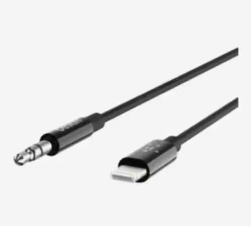 NIEUW! Belkin Apple iPhone Lightning naar 3,5 mm AUX €11,99, Ophalen of Verzenden, Nieuw