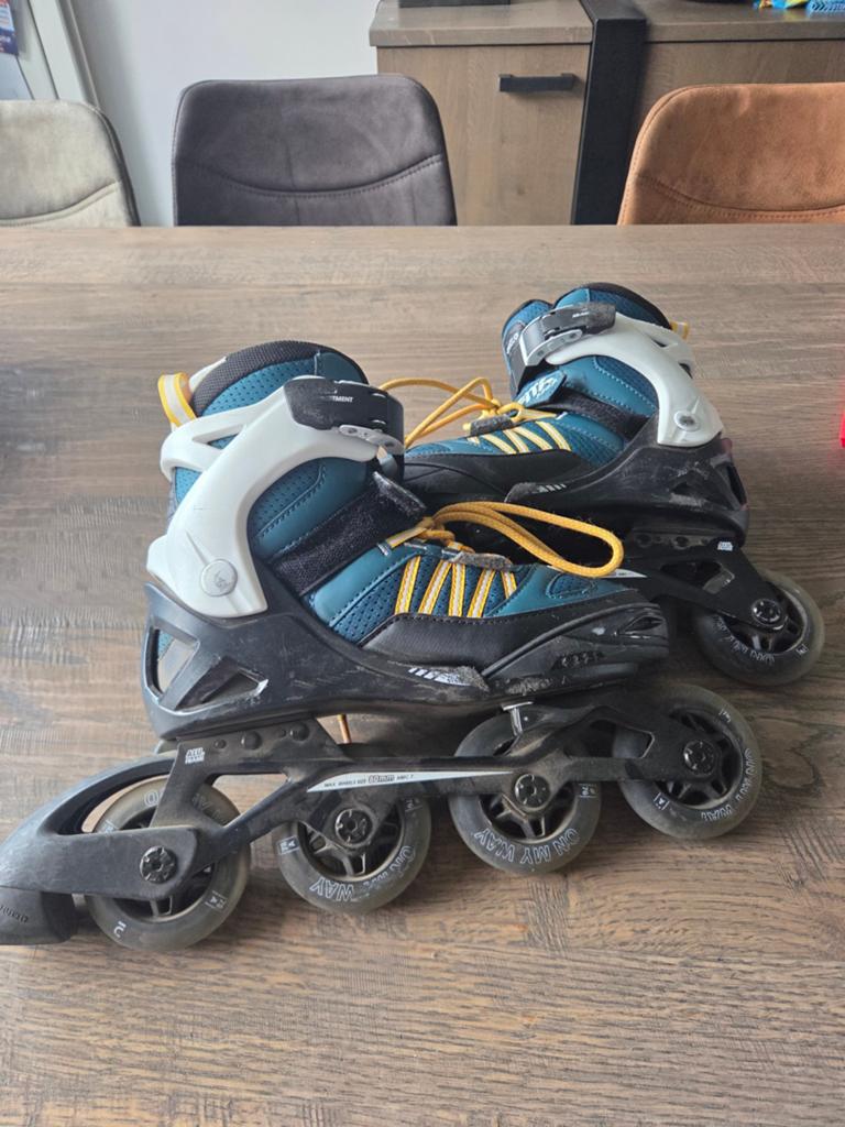 Oxelo skeelers inlineskates junior fit  maat 35-38, Ophalen of Verzenden, Gebruikt