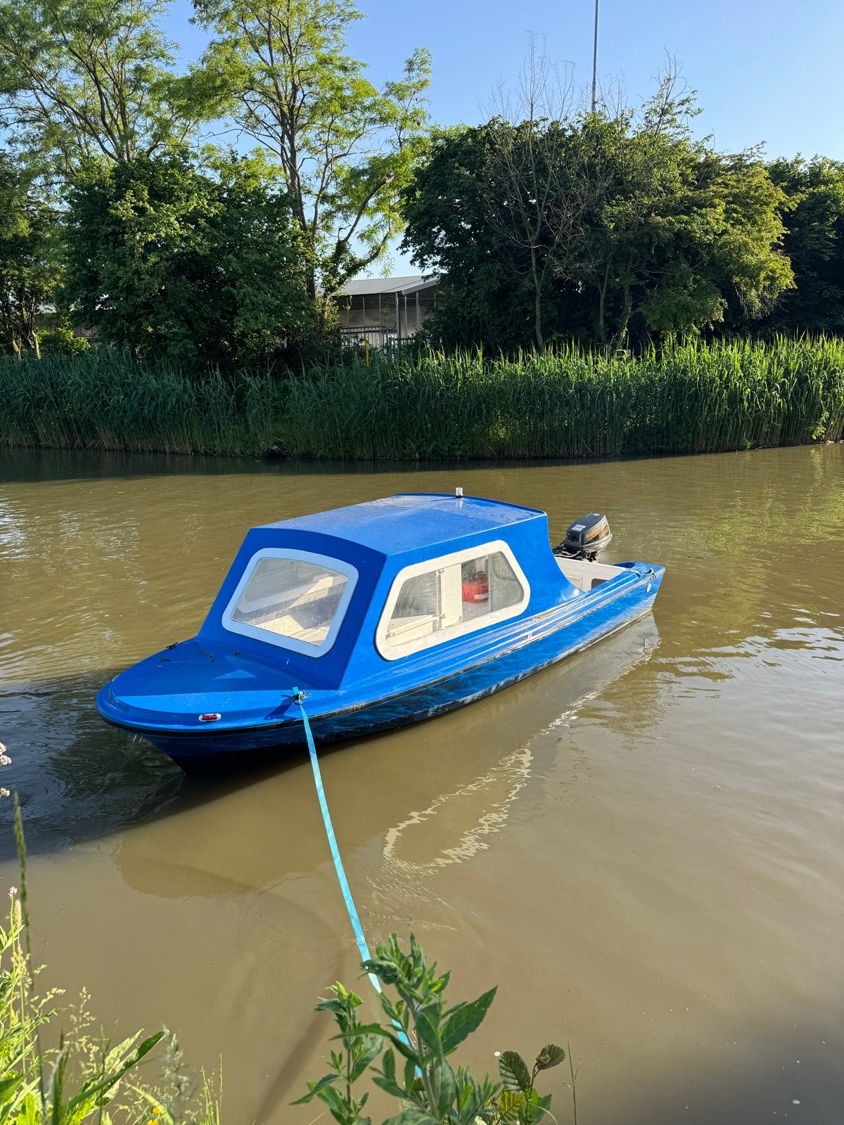 Placom Kajuitboot 4.80m met Suzuki 9.9 PK buitenboordmotor, Watersport en Boten, Ophalen, Gebruikt, Overige typen