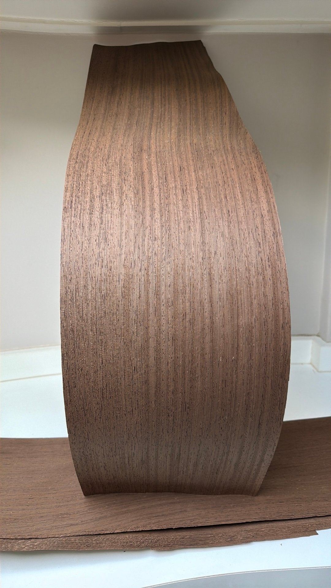 Wenge fineer 120x27cm, Ophalen of Verzenden, Nieuw, Meerdere media, Kunst en Creatief