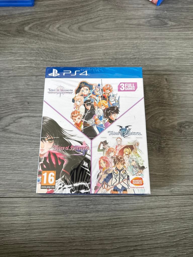 Tales of Vesperia, Berseria, Zestiria PS4 (sealed), Spelcomputers en Games, Online, 1 speler, Nieuw, Ophalen of Verzenden