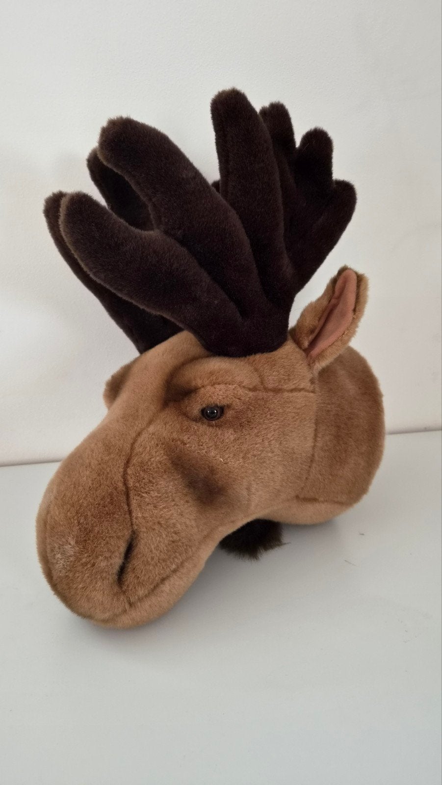 Bibib Pluche Elandkop Wanddecoratie Kinderkamer, Overige merken, Overige typen, Ophalen of Verzenden, Zo goed als nieuw