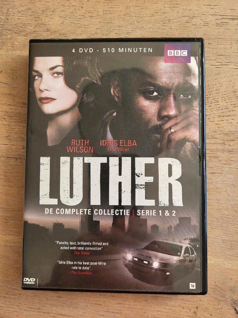 DVD Luther serie 1 en 2 BBC! Idris Elba, Alle leeftijden, Ophalen of Verzenden, Zo goed als nieuw
